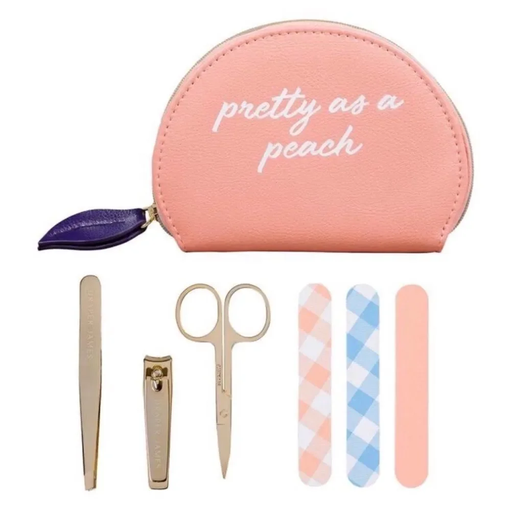 Draper James Manicure set with original dust bag NWT
